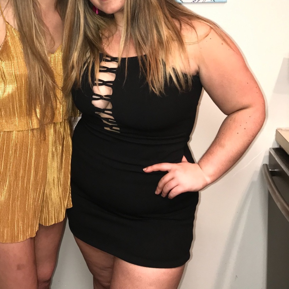 Cutout bodycon dress- great for formals and other events!